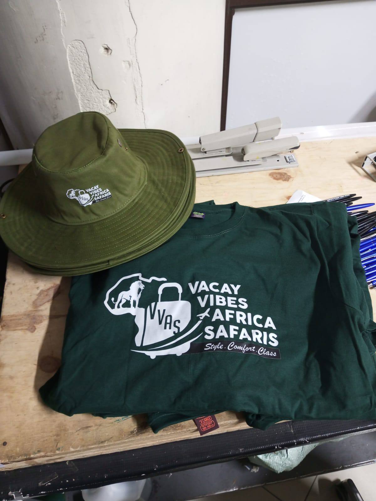 Custom printed apparel